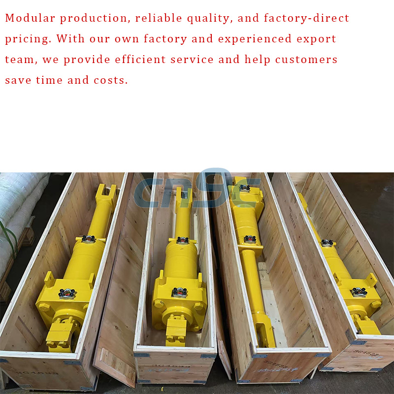 CAT AD22 Steering Hydraulic Cylinder 252-5872 | Caterpillar 25258721 Cylinder Assembly